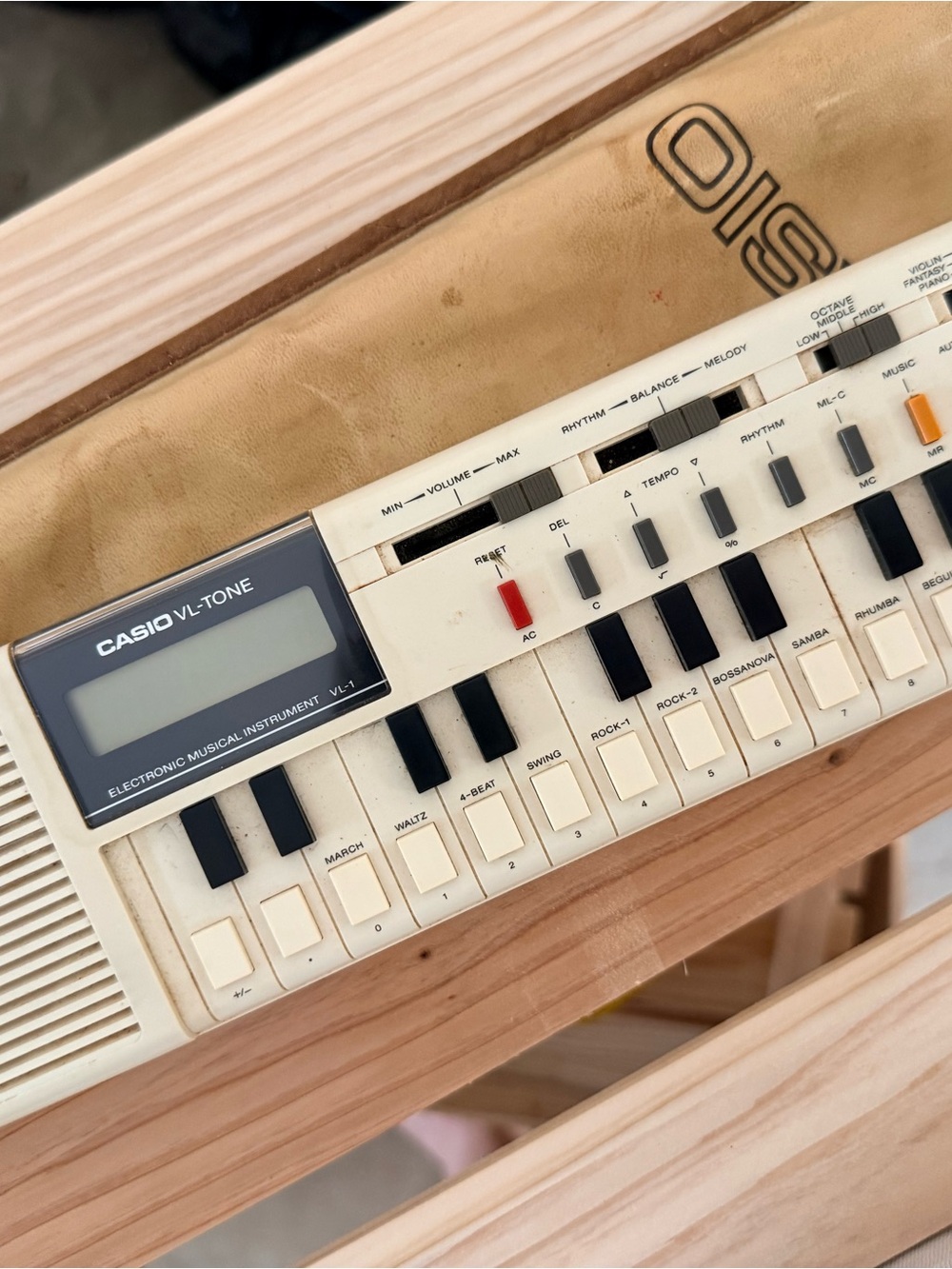 Casio VL-Tone Vintage White and Black Mini Keyboard